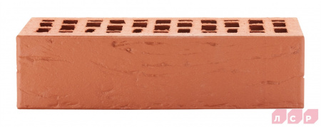 Лицевой кирпич ЛСР 1НФ Красный руст