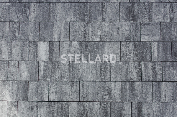 Тротуарная плитка Stellard Мозаика Колор микс Грей 60